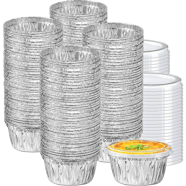 200 мл 260 мл одноразовая фольга для выпечки яичных пирожных Кубки для пирожных Алюминиевая фольга