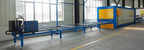 Automatic Aluminium Window Machinery , Wood Grain Transfer and Powder Coating Line