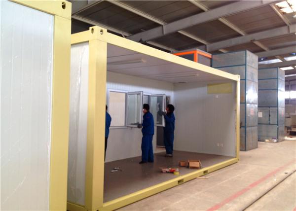Recipientes rápidos impermeáveis do escritório de Mobie da construção do painel de Polyurethene com banheiro