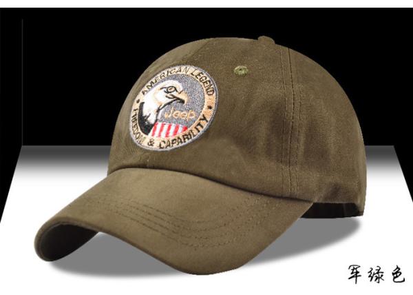 Beige Waterproof Golf Cotton Baseball Cap 3D Embroidery Modern Style Soft Touch