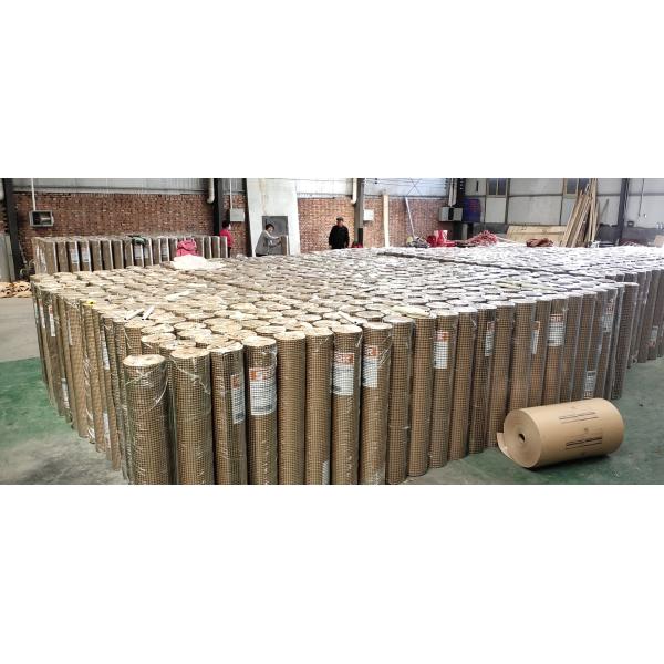 3/4X3/4 SGS Green Colored Pvc Coated Welded Wire Mesh Rolls For Poultry