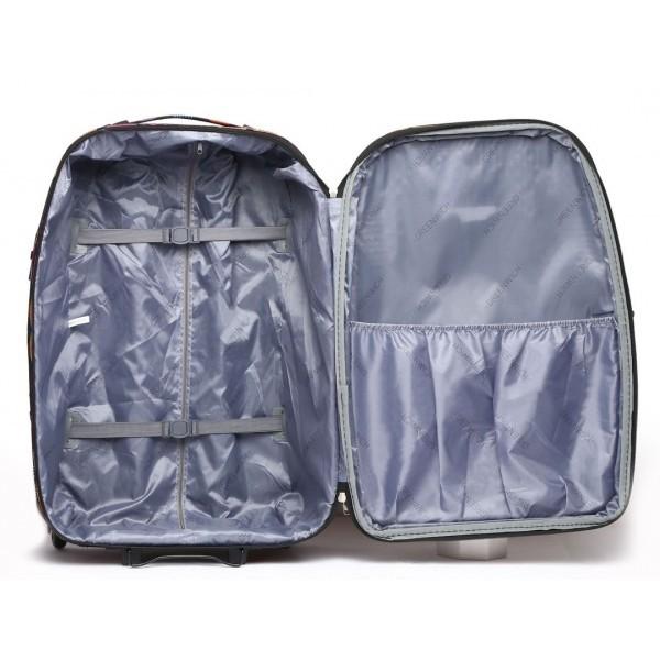 Colorful 170T Polyester Lining EVA Expandable Luggage