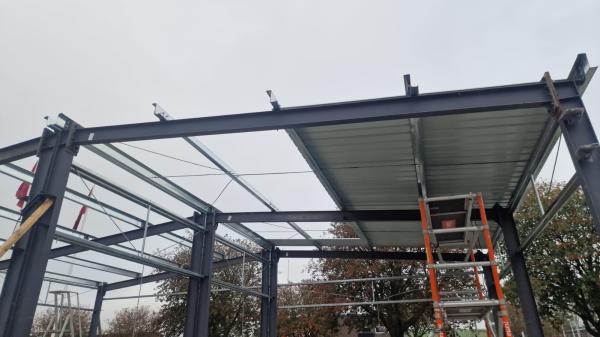 Steel Hangar Metal Building Construction Professional Punching Processing Service