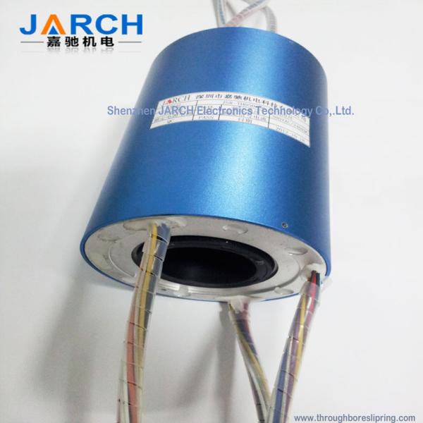 OD 120mm 48 Circuits IP54 Through Bore Electrical Slip Ring For Industrial Machinery Max Speed:3000RPM