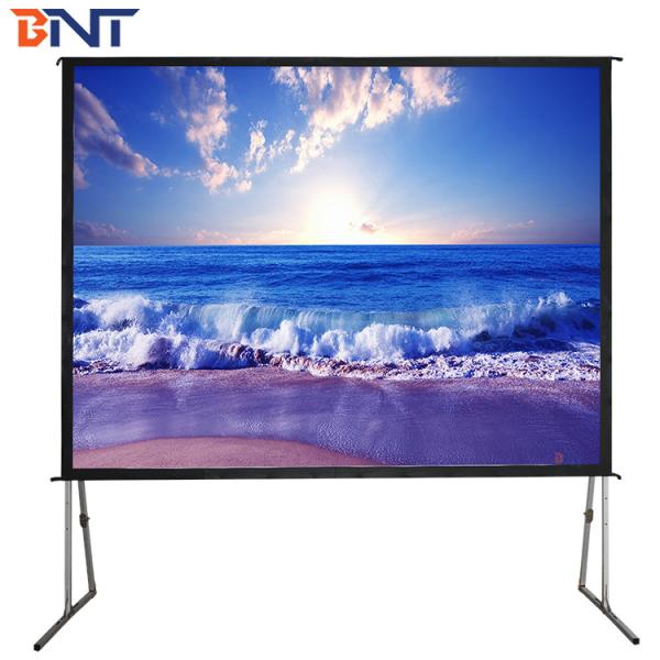 150 Inch Electric Rear Projection Screen , Lightweight Fast Fold Screen