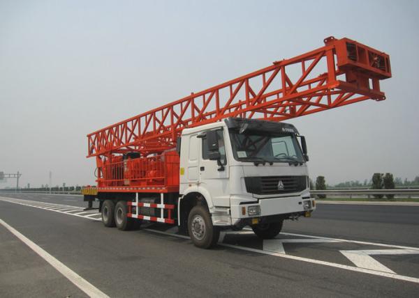 45kw 1300m Depth Core Drill Rig Truck Mounted R4105P  For Water Well