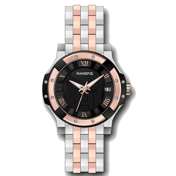 OEM Full Stainless Steel Mens Watches 5ATM Water Resistant 48.0mm