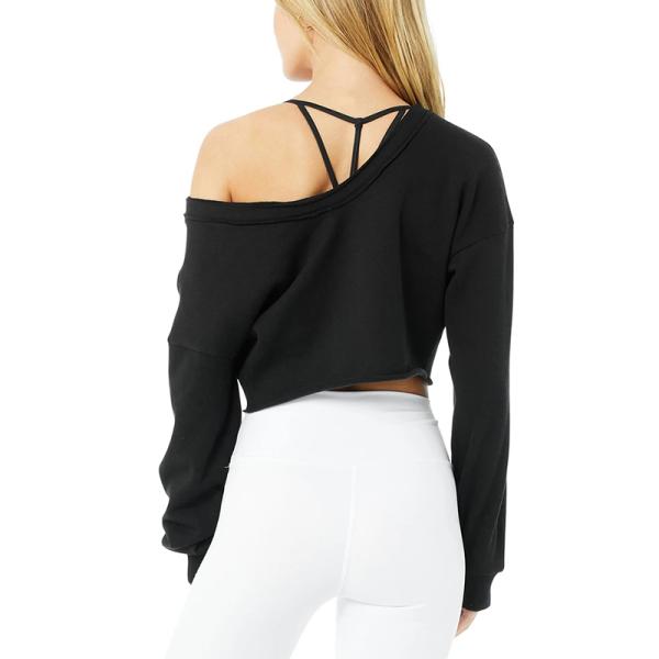 Упаденный с плеча Cuffed Hoodies 200gsm разминки женщин рукавов