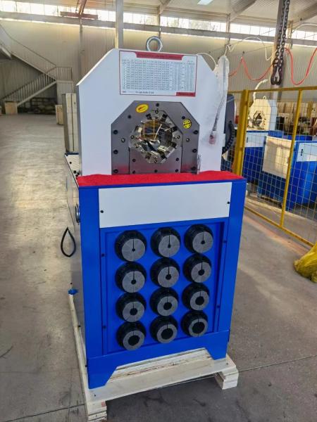 One Time Crimping AC Hose Crimping Machine For 6-76mm Crimping Range 5.5KW Motor Power