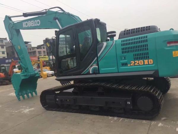 22T Utilisé Kobelco SK220XD Excavateurs à rampe équipement de fouille de terre