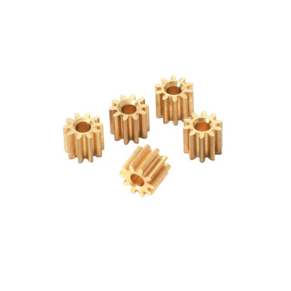 Small Powder Metallurgy Parts Anodizing Brass Copper Gear CNC Lathing