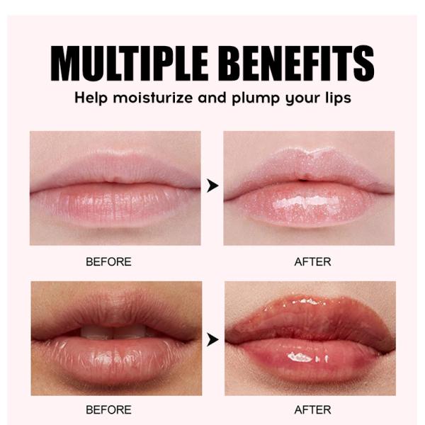 Lucency Plump Lip Gloss for Women 8 color Transparent lip glaze Lady's Lip Makeup