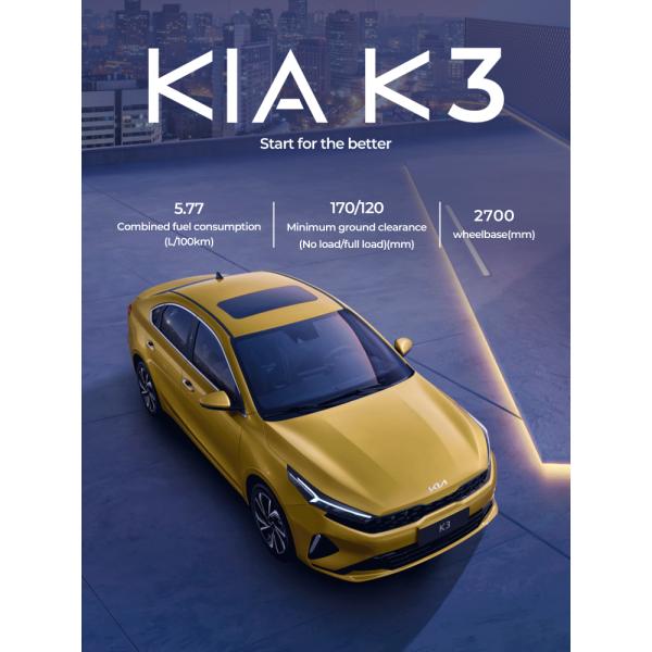 Kia K3 Low Emission Petrol Cars Left Hand Sedan 200km/H