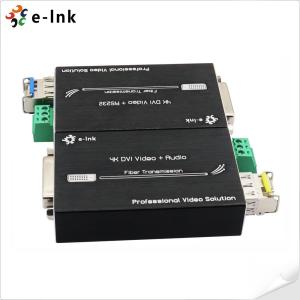 RS232 を搭載したマイクロ 4K DVI ファイバーオプティック拡張子