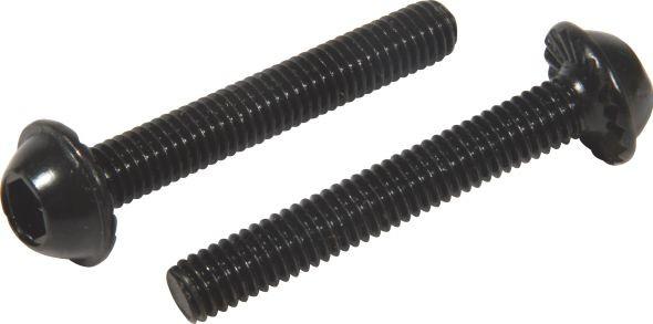 Black Oxide Internal Hex Head Screw , Button Head Bolt 10mm-70mm Length