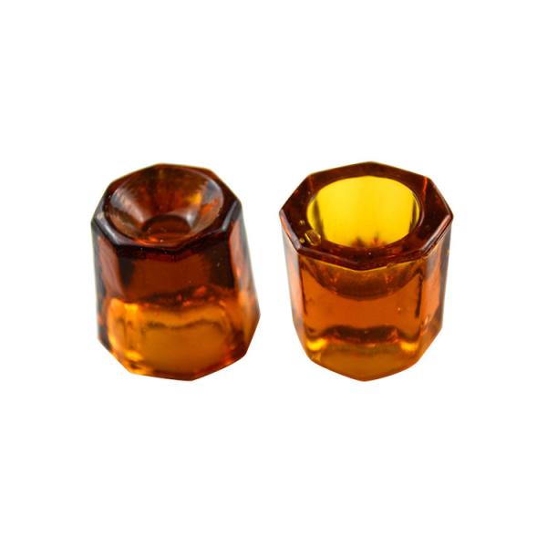 Smooth Surface Dental Lab Equipment Colorful Dental Glass Mixing Cup Dappen Dish