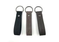Support principal en cuir véritable d'unité centrale de Debossed 10mm pour des clés adaptées aux besoins du client