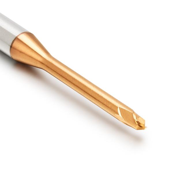 Micro Diameter 2 Flutes End Mill Long Neck With Carbide Material