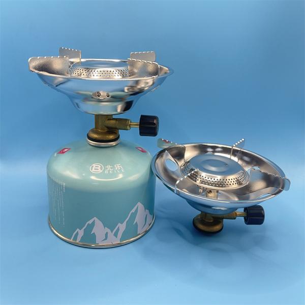 Cocina compacta de acero para acampar y viajar - Mini estufa portátil