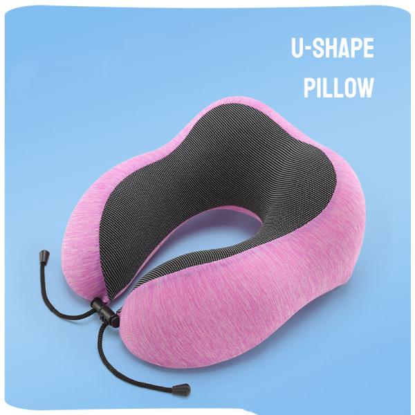 U Shaped Neck Pillow Travel Nap Sitting Sleeping by Car Memory Foam Pillow With Hood Customized for Home