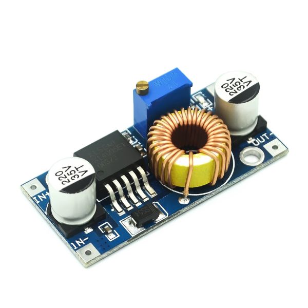 DC-DC Adjustable Step-Down 5A High-Current Regulated Constant-Current Constant-Voltage Power Module XL4015 with Digital Display 4005 USB