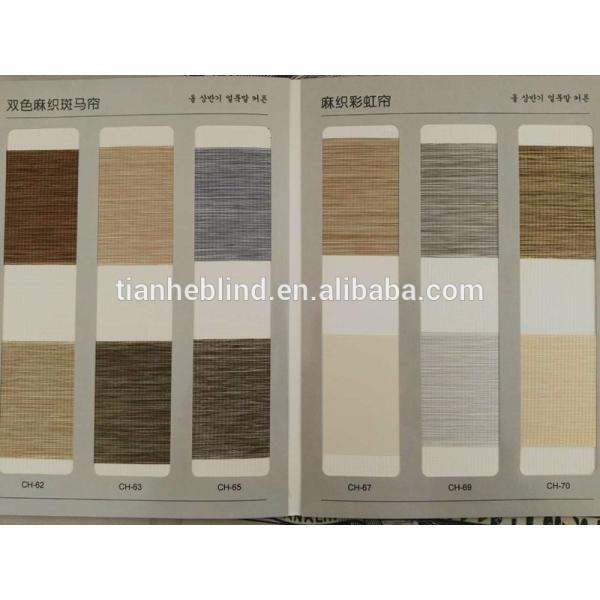 Polyester Cheap Fabric Zebra Blinds Combi Dual Blinds