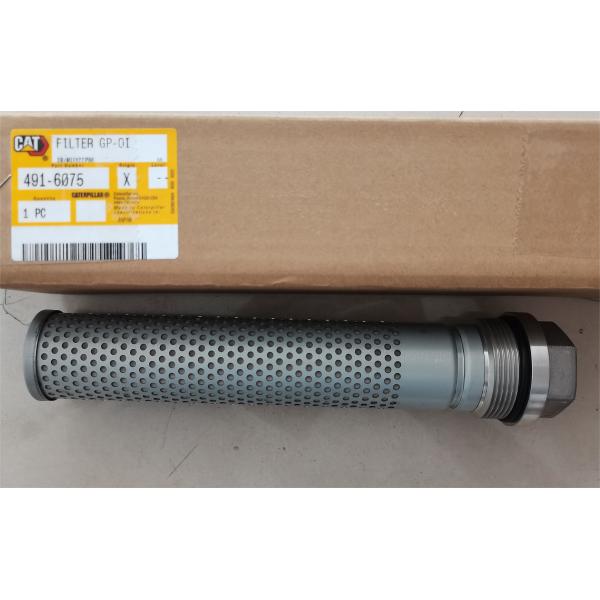 Lightweight Excavator Spare Part Oil Filter 491-6075 For Construction Machinery
