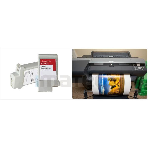 cartuchos de impressora a jato de tinta compatíveis da tinta do grande formato 130Ml com microplaqueta