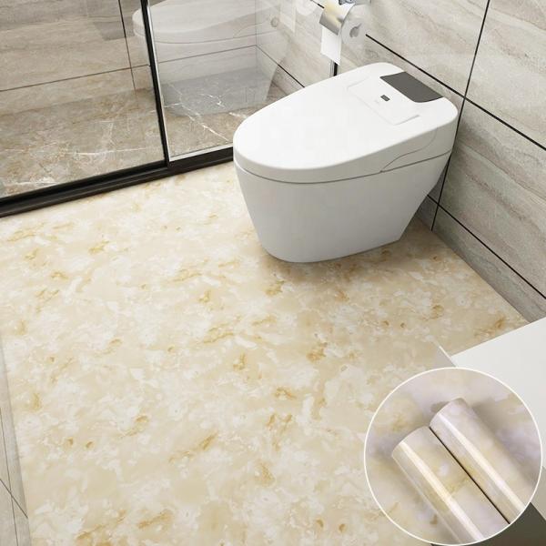 Papier de contact pour autocollants en marbre pour les carreaux de sol imperméables dans les salles de bain