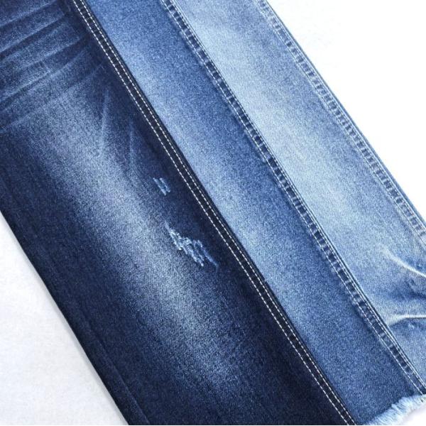 TWILL Style High Stretch Dark Blue Denim Fabric 11.2oz JSD3039 for Long-Lasting Clothing