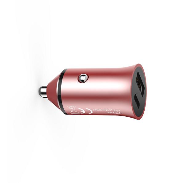 Double Port A C Max FCC 12V1.5A 36W Cell Phone Car Charger