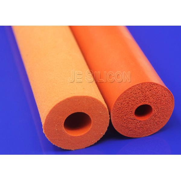 Silicone Sponge Small Diameter Foam Tube , Closed Cell Round Foam Tube