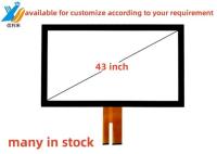 43 Inch Multi touch projected capacitive (PCAP) GG GFF touch screen panel waterproof oilproof pen touch glove touch lcd display led monitor Anti-UV customized for industrial medical education games