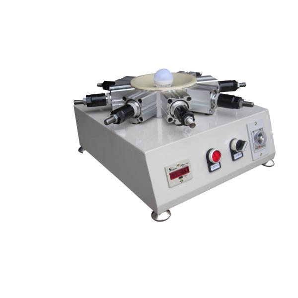E27 Bulb Cap Crimping Nailing Punching Machine With LED Bulb Cap Holder Nailing