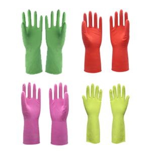 Хлопок m 50g распыляет перчатки домочадца Flocklined очищая для Dishwashing