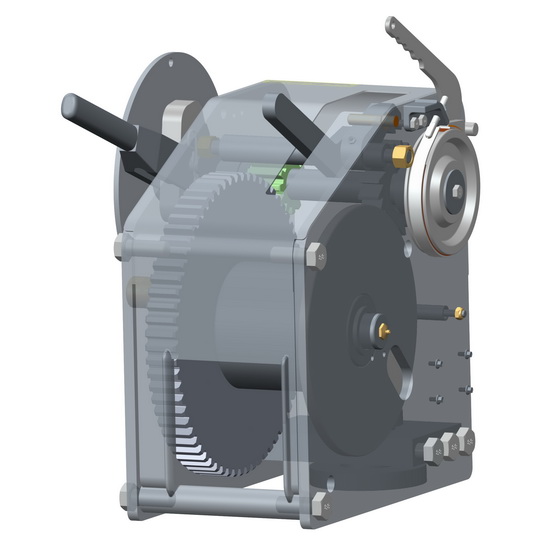 Guincho original da mão de UMC-BC-40-S-LH UMC-BC-40-WDP-LH mini com catraca em dois sentidos