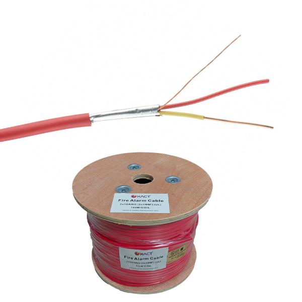 Fire Resistant ABS KPSng 2x2x0.5 White Electrical Cables with Drain Wire 1/0.5tc mm