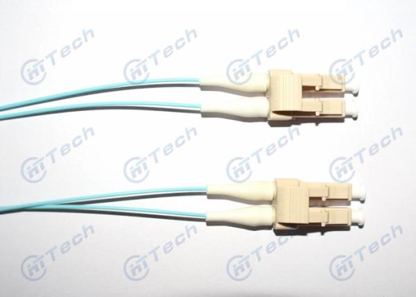 Multimode LC To LC Fiber Optic Jumper 10Gb Fiber Patch Cord 50/125μm IEC Standard