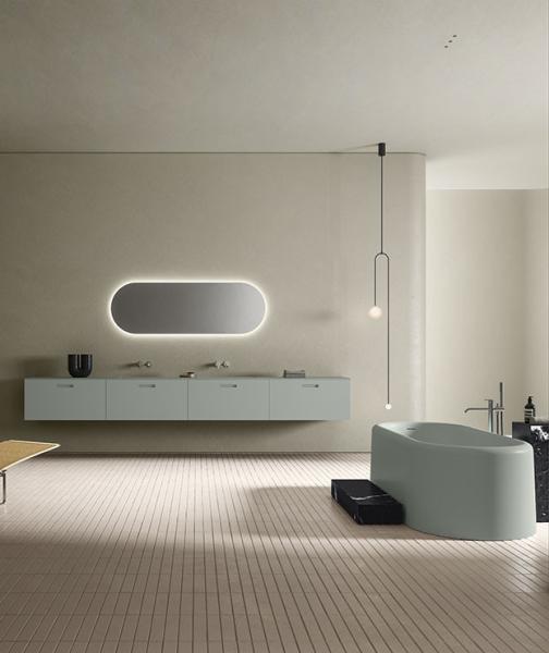 Waterproof Bathroom Vanity Cabinet White Color Bathroom Vanity With Mirror