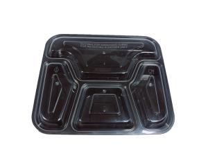 Cavidade de molde plástica descartável da caixa 1x1 do empacotamento de alimento