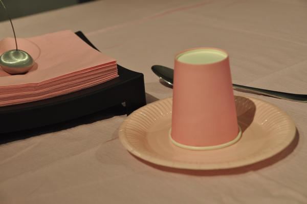 Disposable Party Premium Paper Tablecloths 4 Pink Rectangle 54  X 108 