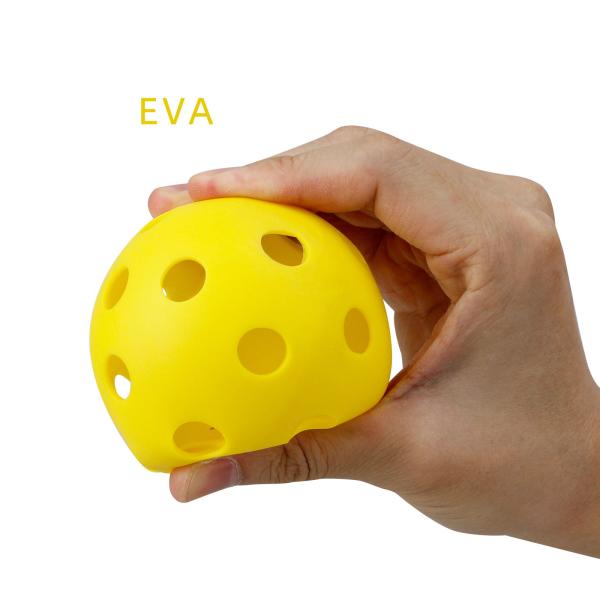 72mm 26 Hole EVA Pickleball Balls Strong Construction and Optimal Flight for Outdoor Play