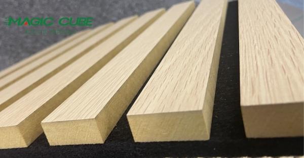 Interior fluted akupanel eco-friendly sound absorption slatted  akupanel Board  form China Supplier