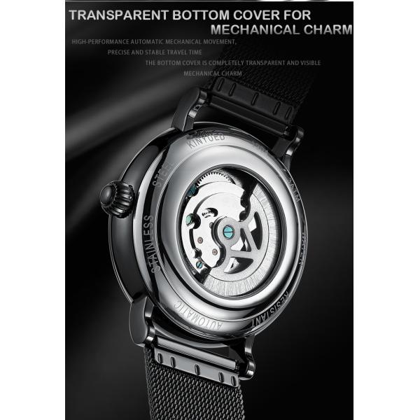 Full Hollow Out Luxury Mechanical Watches Stainless Steel Mechanical Watch