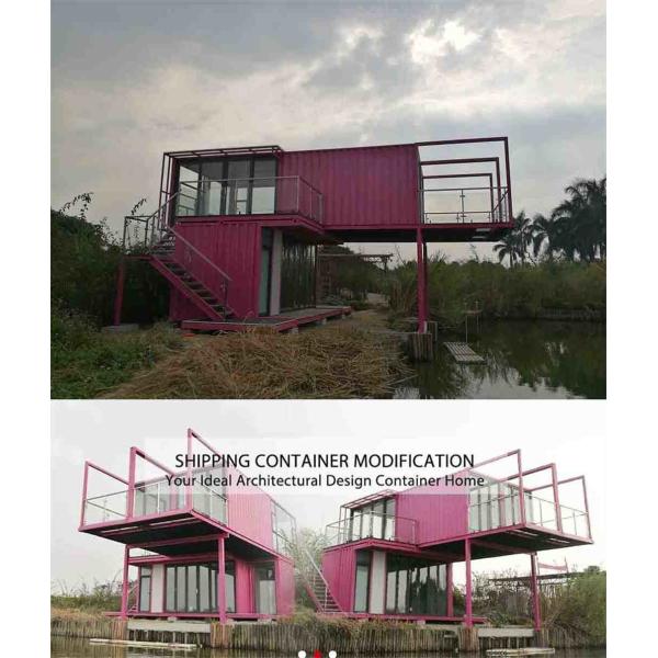 Waterproof One Bedroom Container House With Mobile Home Underskirting