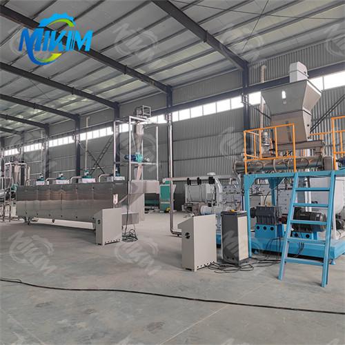 Ligne de production de granulés d'alimentation pour animaux de compagnie et de poisson entièrement automatique de haute qualité