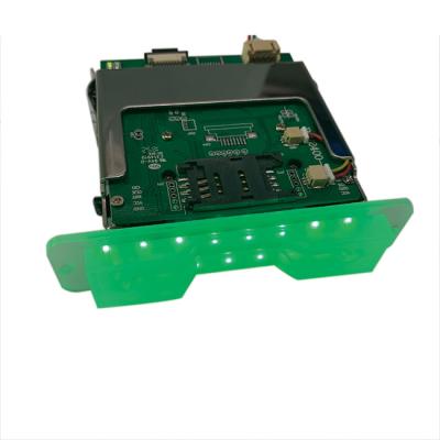 Couleur LED d'entrée d'Illuminated Red Green d'auteur de lecteur de cartes de l'insertion RFID double