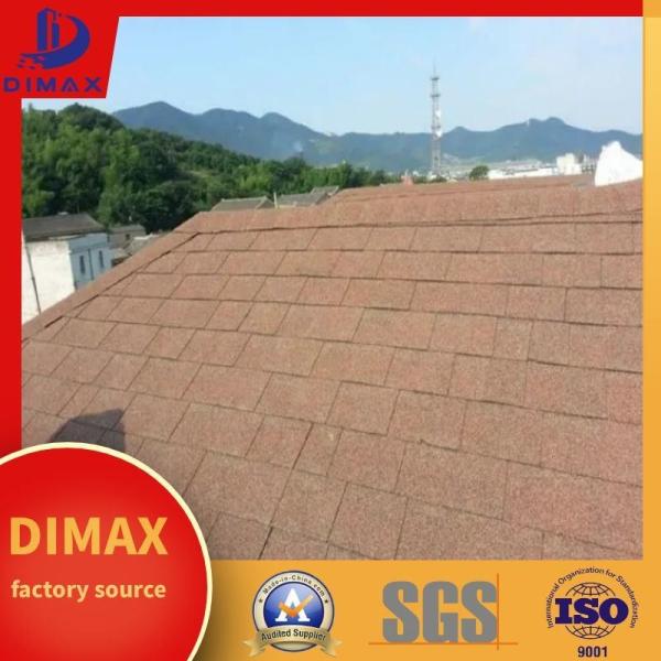 Colored Fiberglass Asphalt Shingles Stone Coated Composite Type Roofing Shingles Roof Tile