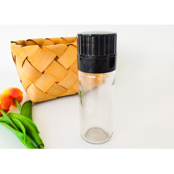 Clear Plastic Pepper Grinders Plastic Grinder Glass Jars 100ml Capacity