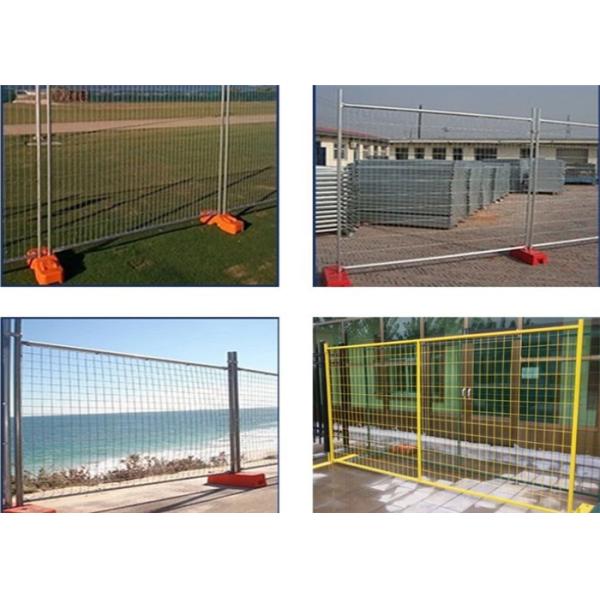 Construction Removable Temporary Fencing , Temporary Chain Link Fence Panels